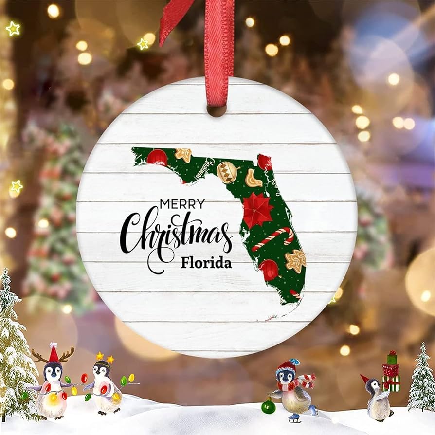 Round personalized christmas ornaments Clearance