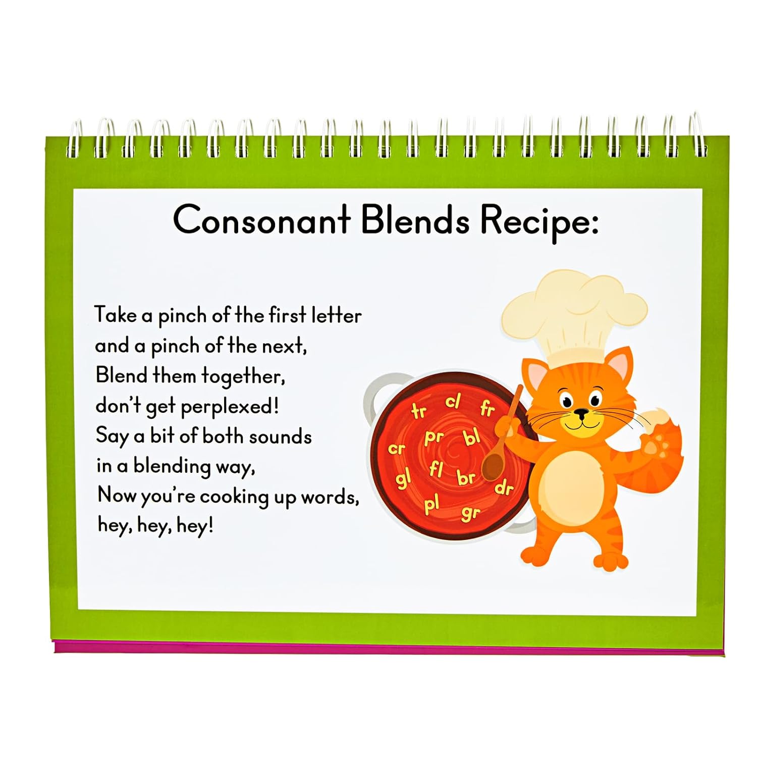 Really Good Phonics Decodable Readers Flip Chart - L- and R-Blends and Three-Letter Blends - Reading Games for Kids, Learning Activities, Homeschool & Classroom Must Haves