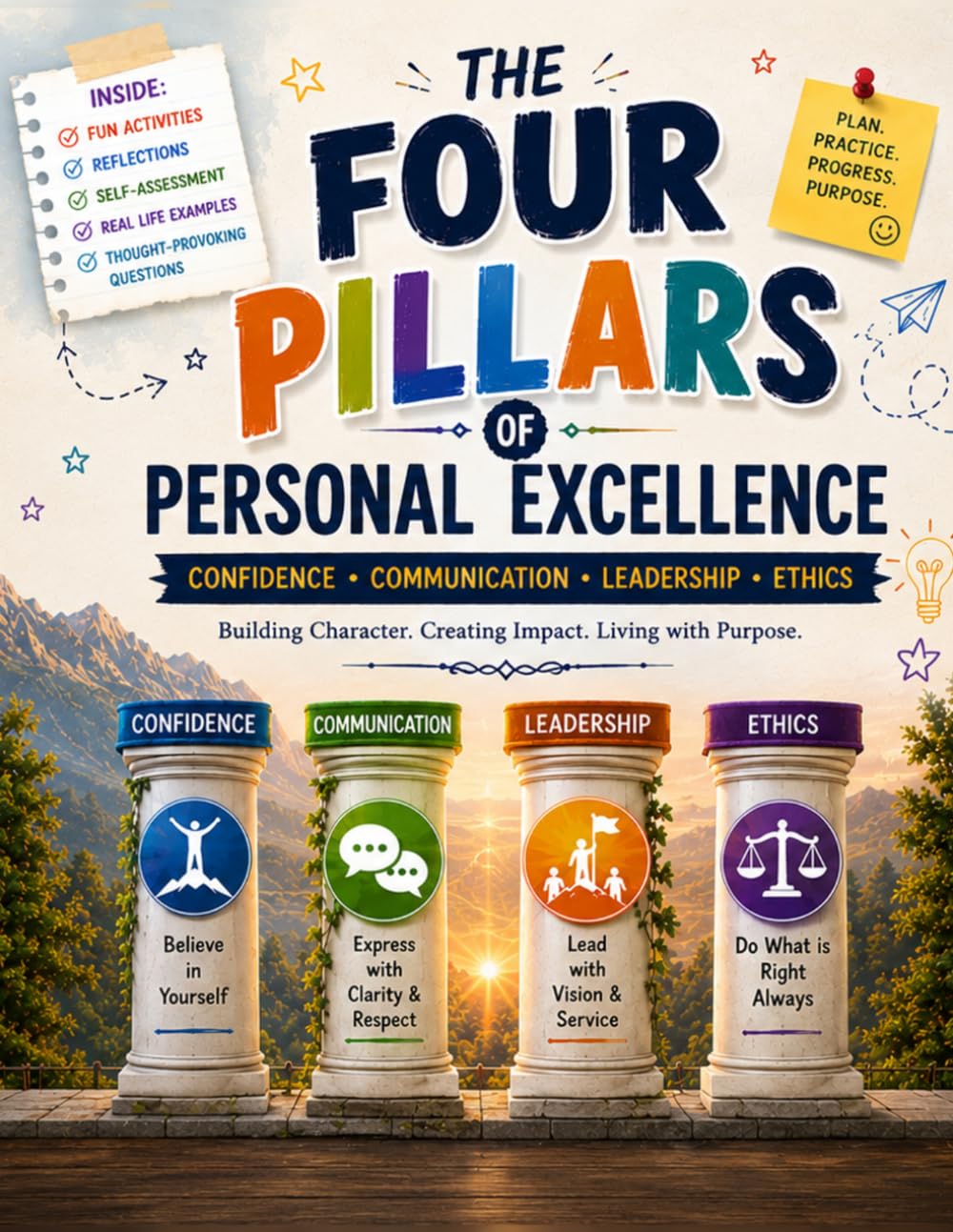 The Four Pillars of Personal Excellence Confidence, Communication, Leadership & Ethics