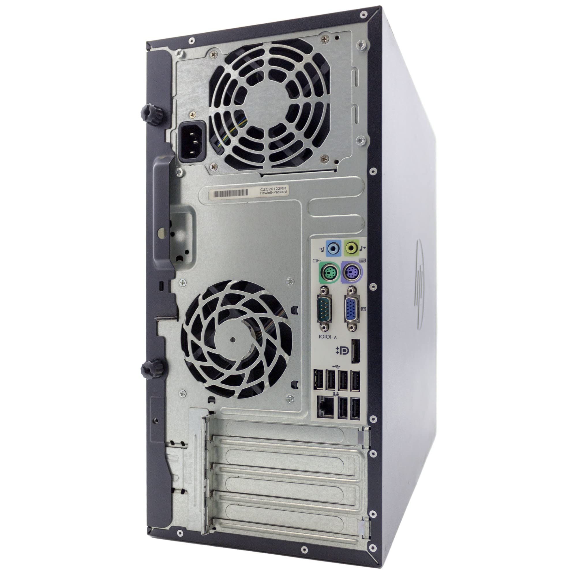 HP PC Tower 6200 Pro MT Core i3 Windows 11 Pro | 32GB RAM SSD 960GB | Seryjny RS232 Komputer stacjonarny (Odnowiony)