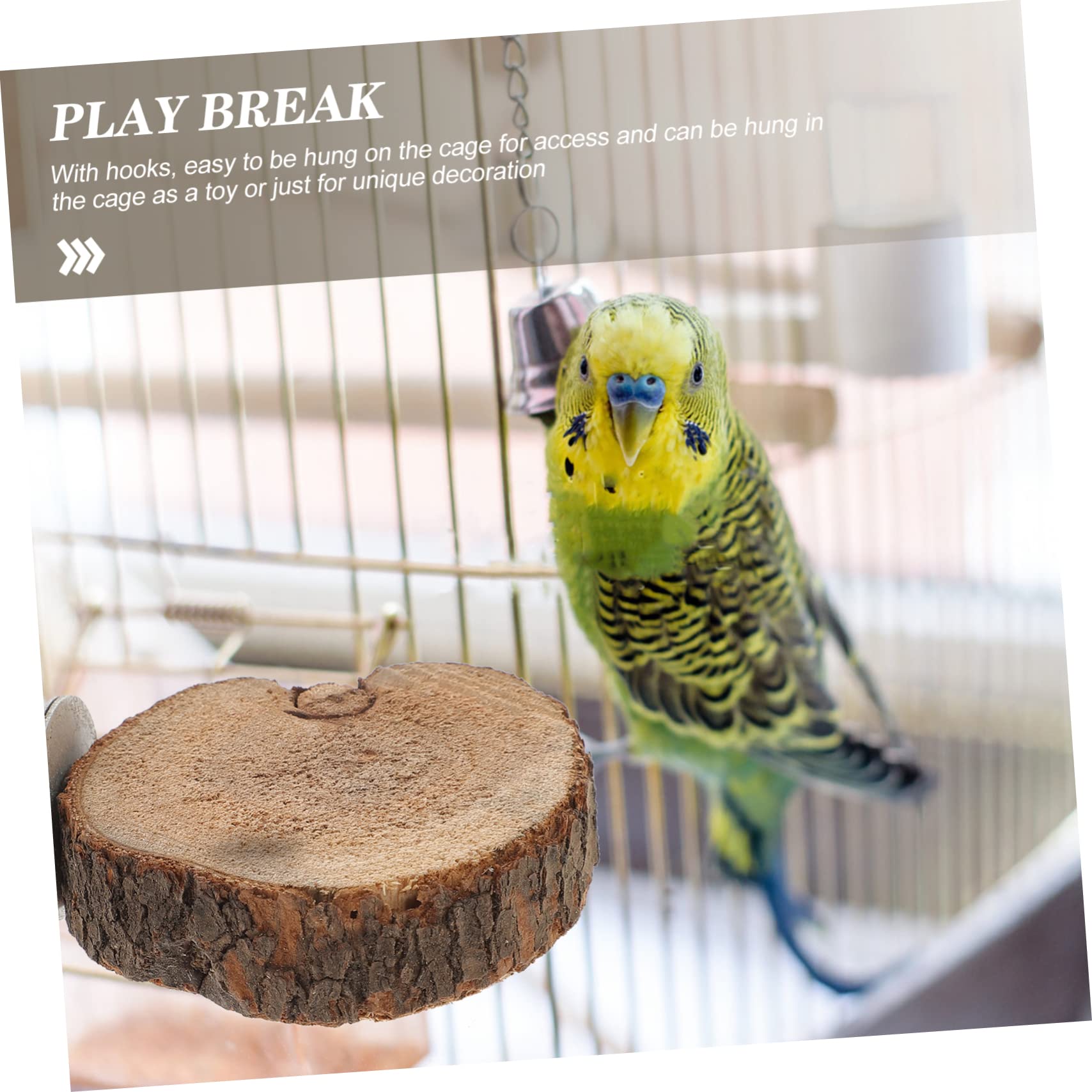 minkissy 9 Stück Vogelspielzeug und Seil für Klettern und Springen Papageien Spielzeug für Käfig Geeignet für Nymphensittiche und Andere Vögel