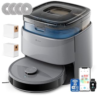 Lefant M3 Max Robot Vacuum and Mop, 20000Pa Suction, 90-Day Self-Emptying, Obstacle Avoidance, Auto Mop Washing&Drying, All-in-One for Pet Hair Carpet, 5G WiFi - Amazon product rated Grade A