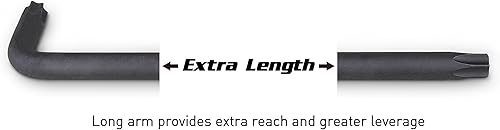 Miniatura 4 de Capri Tools Juego de llaves Torx, brazo largo, acero S2 prémium