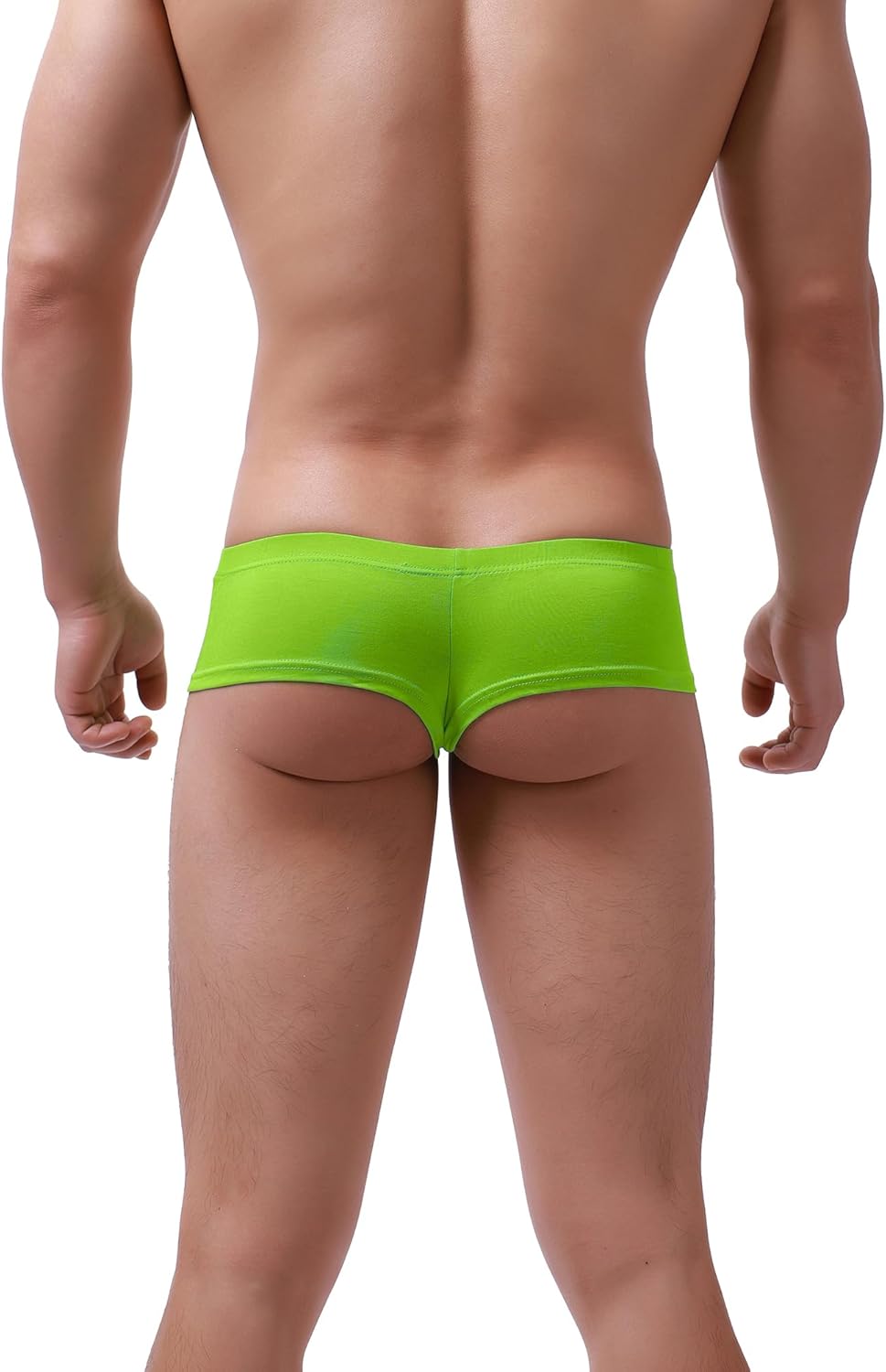 Men's T Back Low Waist Modal Cheeky Boxer Briefs Soft Stretchy Breathable Underwear - Image 8