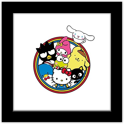 Miniatura 5 de Trends International Gallery Pops Sanrio - Lienzo decorativo para pared, diseño de Hello Kitty and Friends, 12.00 x 12.00 pulgadas, lienzo estirado