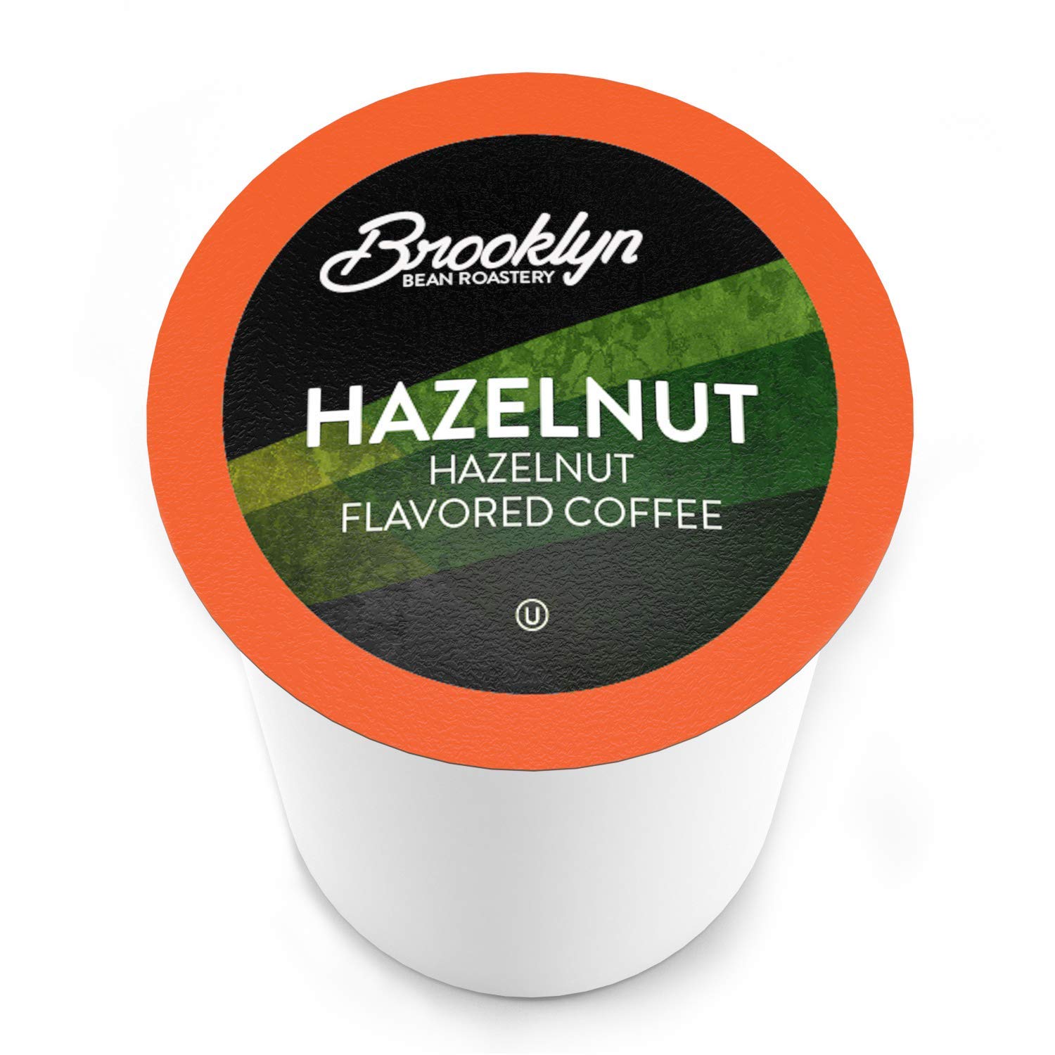Brooklyn Beans Hazelnut Gourmet - Juego de 40 cápsulas de café compatibles con los cerveceros Keurig K Cup