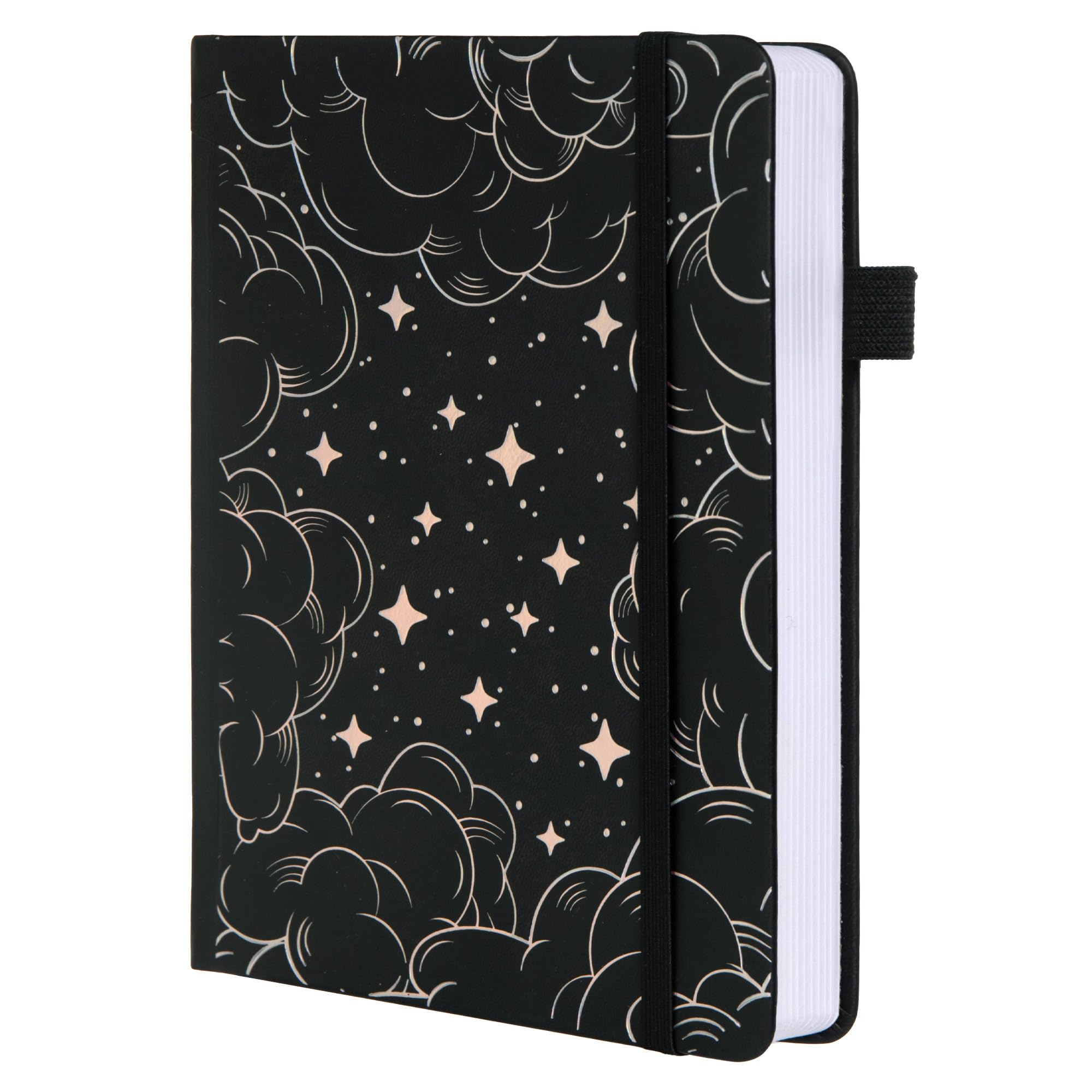 TIEFOSSI A5 Dotted Journal for Women Men, Dot Grid Notebook, 160 GSM Thick Paper, 192 Numbered Pages, Dotted Journal Notebook for Planner Organization, 5.8 x 8.2 in