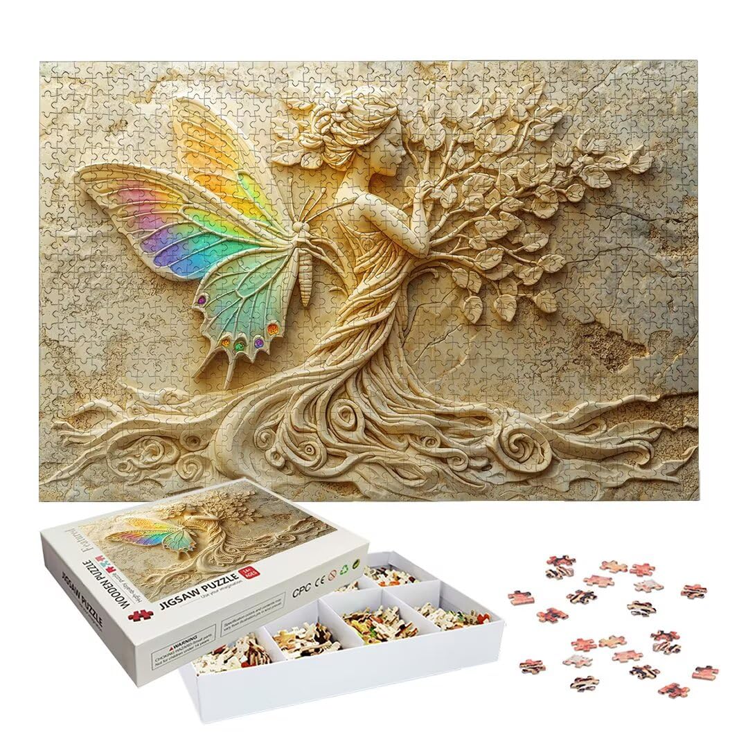 Puzzle dla dorosłych, 1000 sztuk, elfy dla dorosłych, prezent -3014
