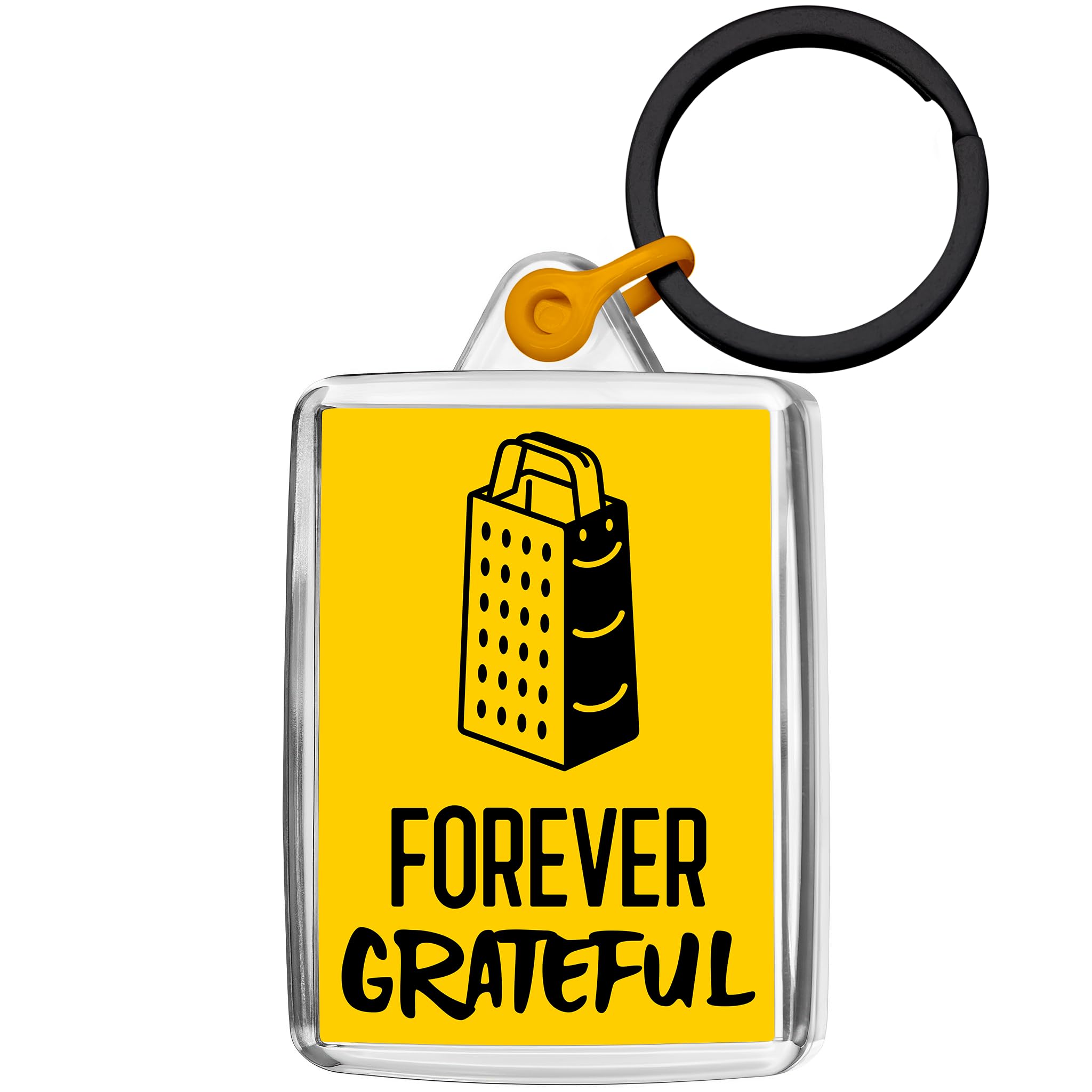 Pixly® Forever Grateful Keyring Key Fob Keychain Joke Keepsake Funny Gift for Him Her