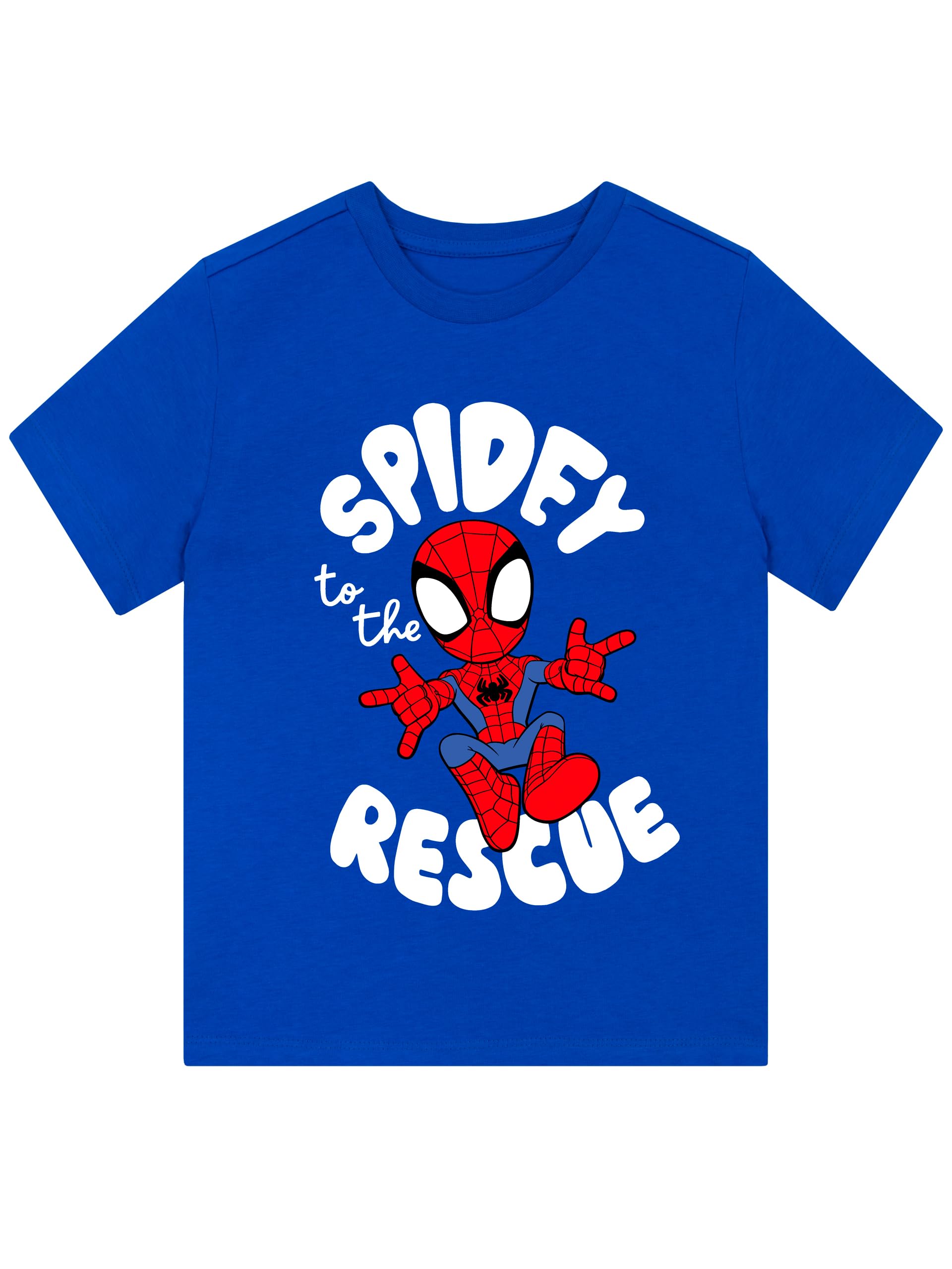 Marvel Spidey y Sus Amigos | Manga Corta Camiseta Spiderman Niño | Verano Ropa Niño
