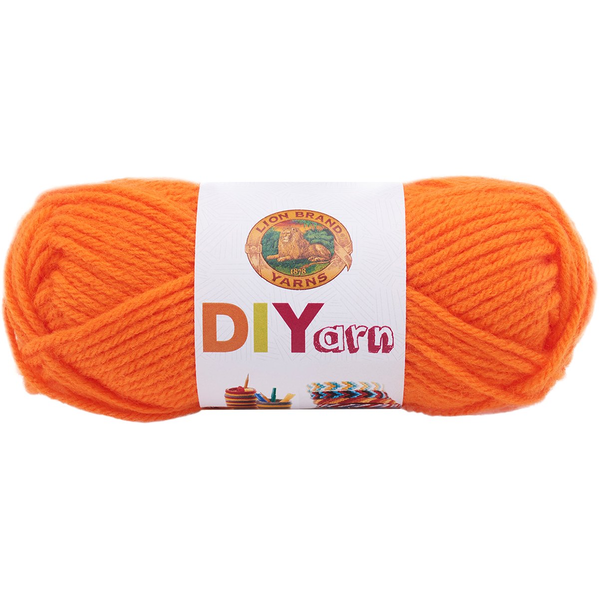 Lion DIYarn Orange fil anti-dédoublement pour réussir facilement vos peluches au crochet