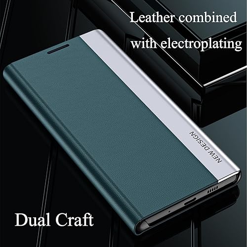 Miniatura 3 de Ysnzaq Funda con tapa para Xiaomi 13T13T Pro, TPU Funda de teléfono de cuero con protección totalmente rodeada para Xiaomi 13T13T Pro CX Negro