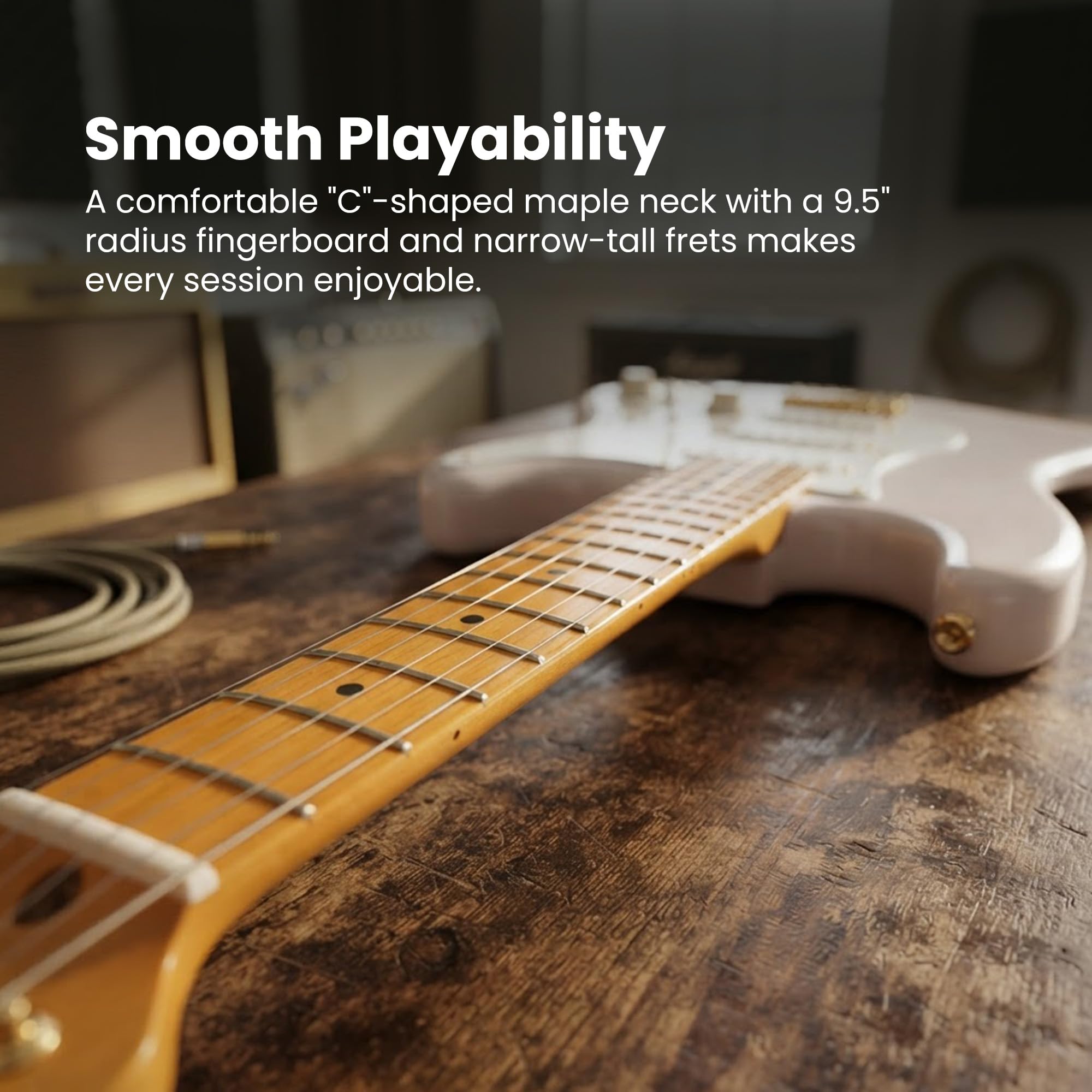 Amazon | Fender Squier Classic Vibe '50s Stratocaster - ホワイト