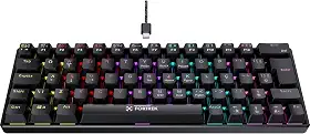 Teclado Gamer Mecânico Fortrek Gravity 65 Compact Preto Switch Outemu Red
