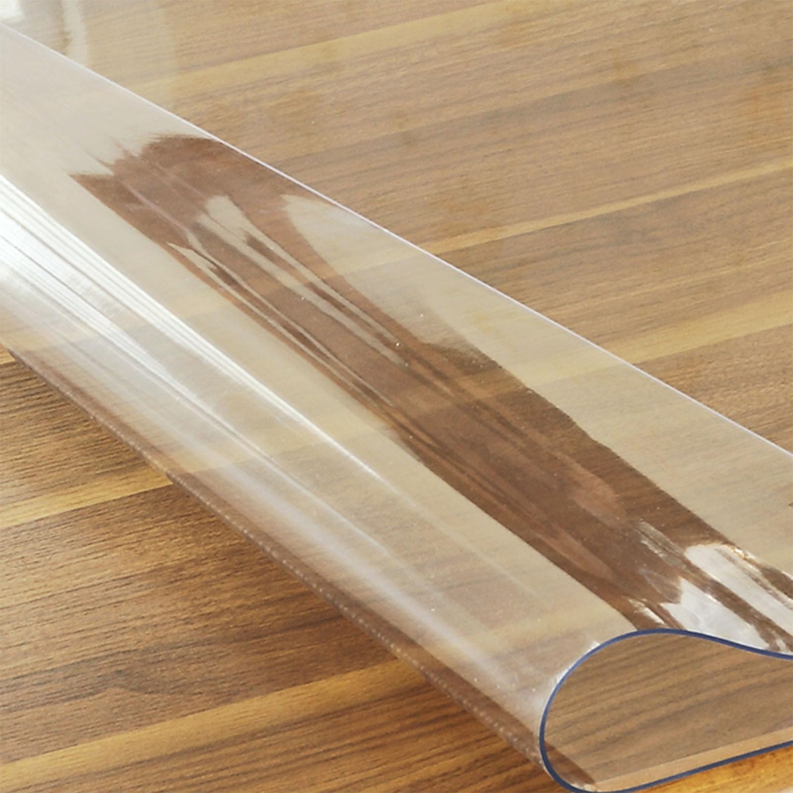 Kratzfest Bodenschutzmatte Eingang Bodenmatte PVC 1.5mm Dauerhaft Transparent Bürostuhl Matte Hohe Schlagzähigkeit Stuhlunterlage für Hartböden,Leicht Zu Reinigen (120cm×150cm)