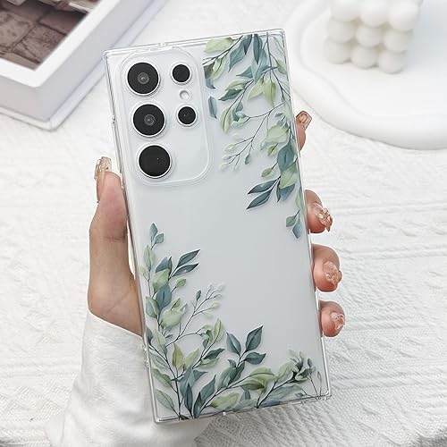 Miniatura 55 de para Funda de Samsung Galaxy S23, Funda Floral de Flores Lindas con Patrón de Lavanda Transparente y Estética para Mujeres y Niñas, Funda Lavanda