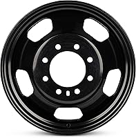 RoadReadyWheels 17" Black Painted OE Replacement Wheel Rim for 2003-2018 Dodge Ram 3500 - 8 Lug Direct Fit