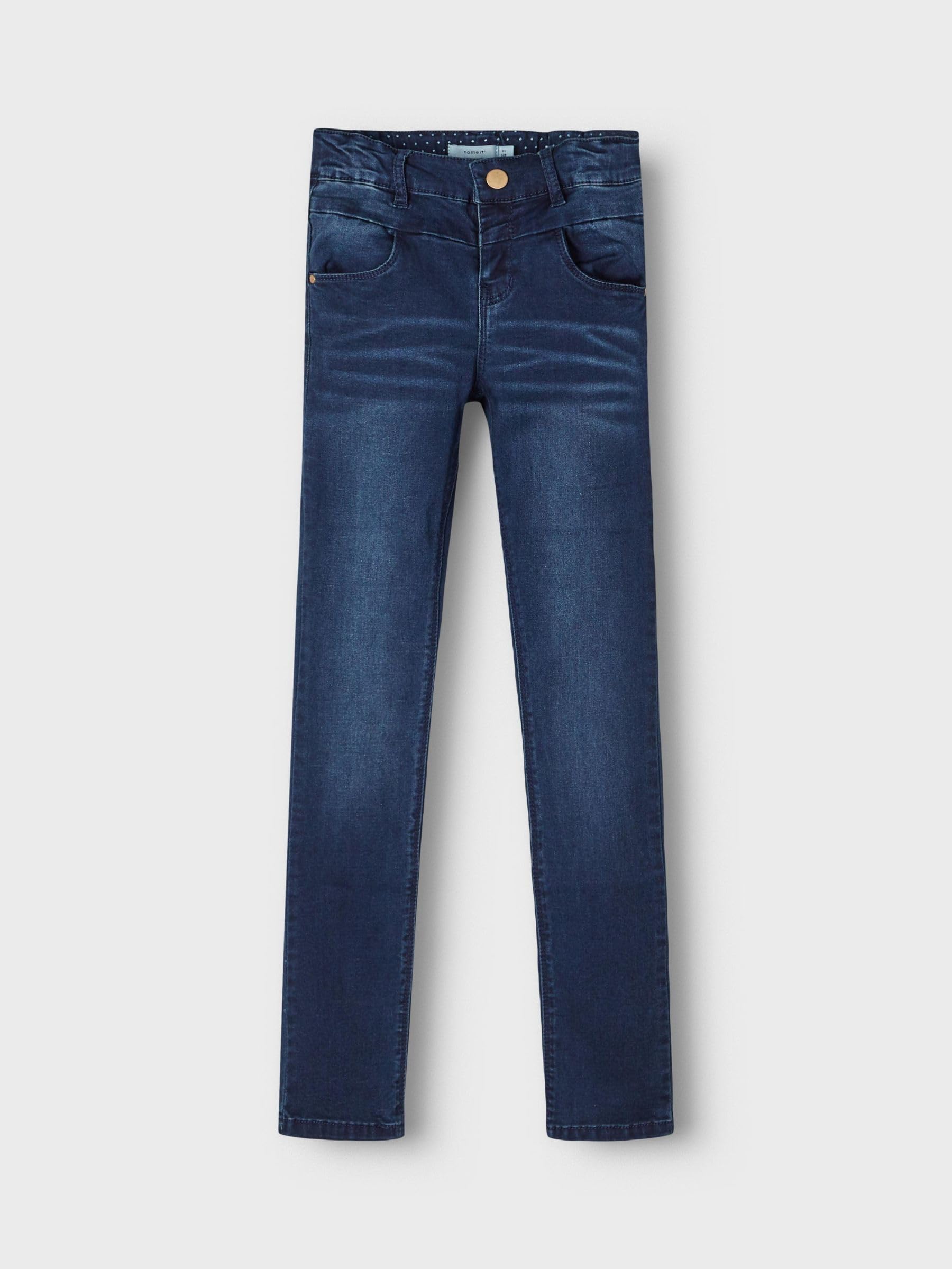 NAME IT Nkfpolly Dnmtrille 3001 Pant Noos - Dżins Dziewczynki