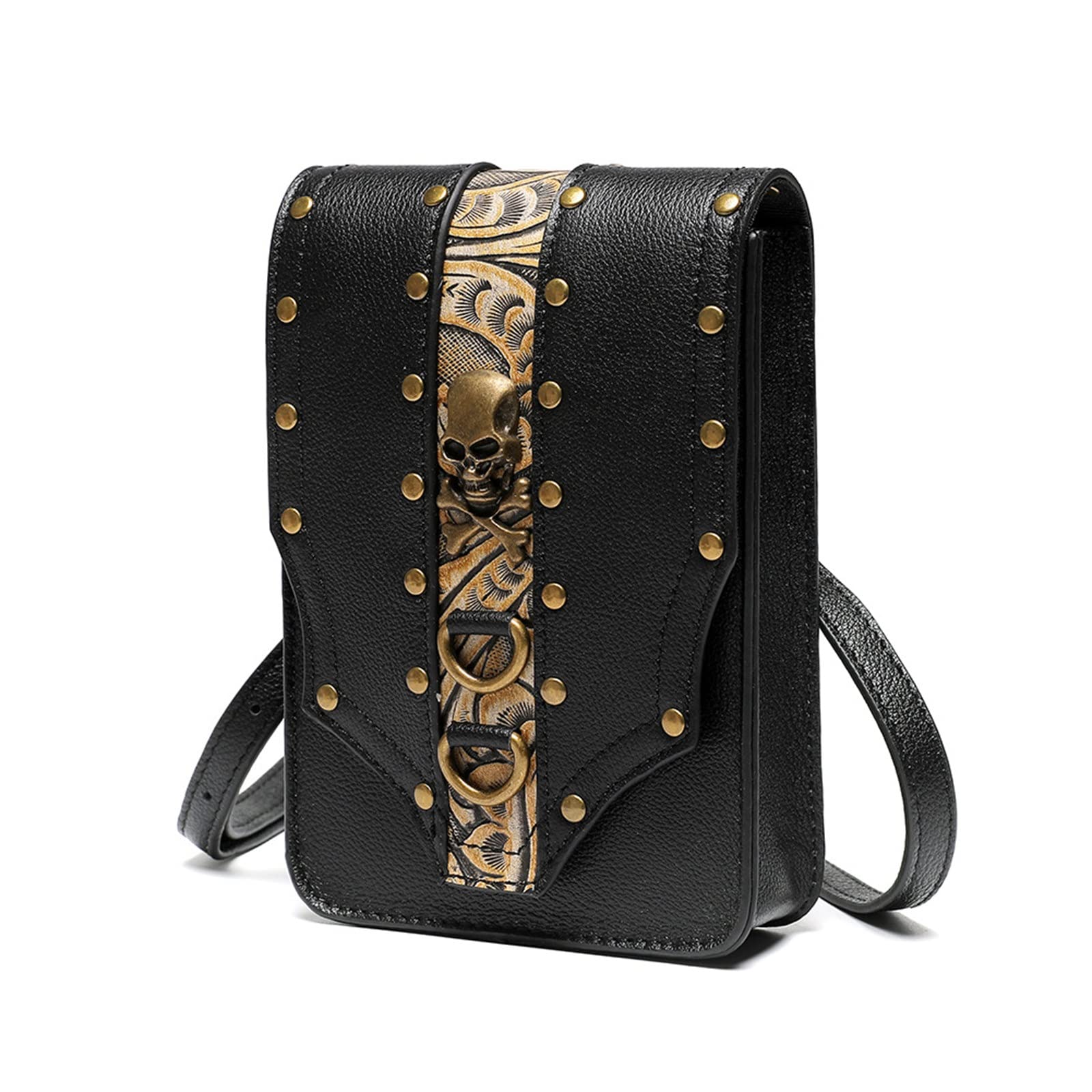Sac de Taille Punk Sac de Taille randonnée Sac Ceinture Plein air for téléphone Portable pour Le Cyclisme Randonnée