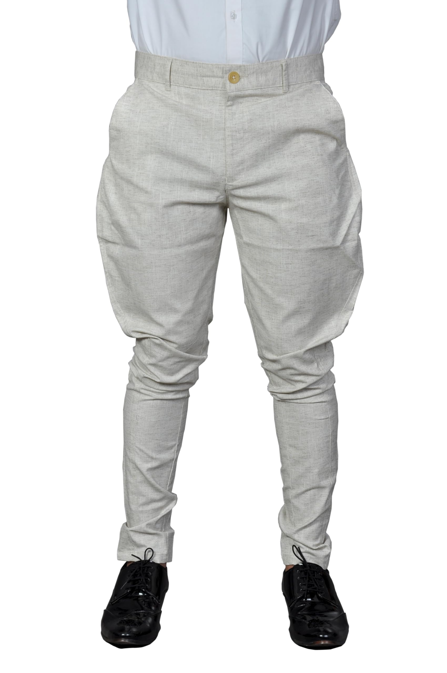 breakthrough Trendy Cotton Lycra Slub Jodhpuri Breeches for Men | Polo Pants | Fashion Wear Balloon Pants | Men's Ethnic Design Stylish Semi Formal Casual Trousers-picture-11