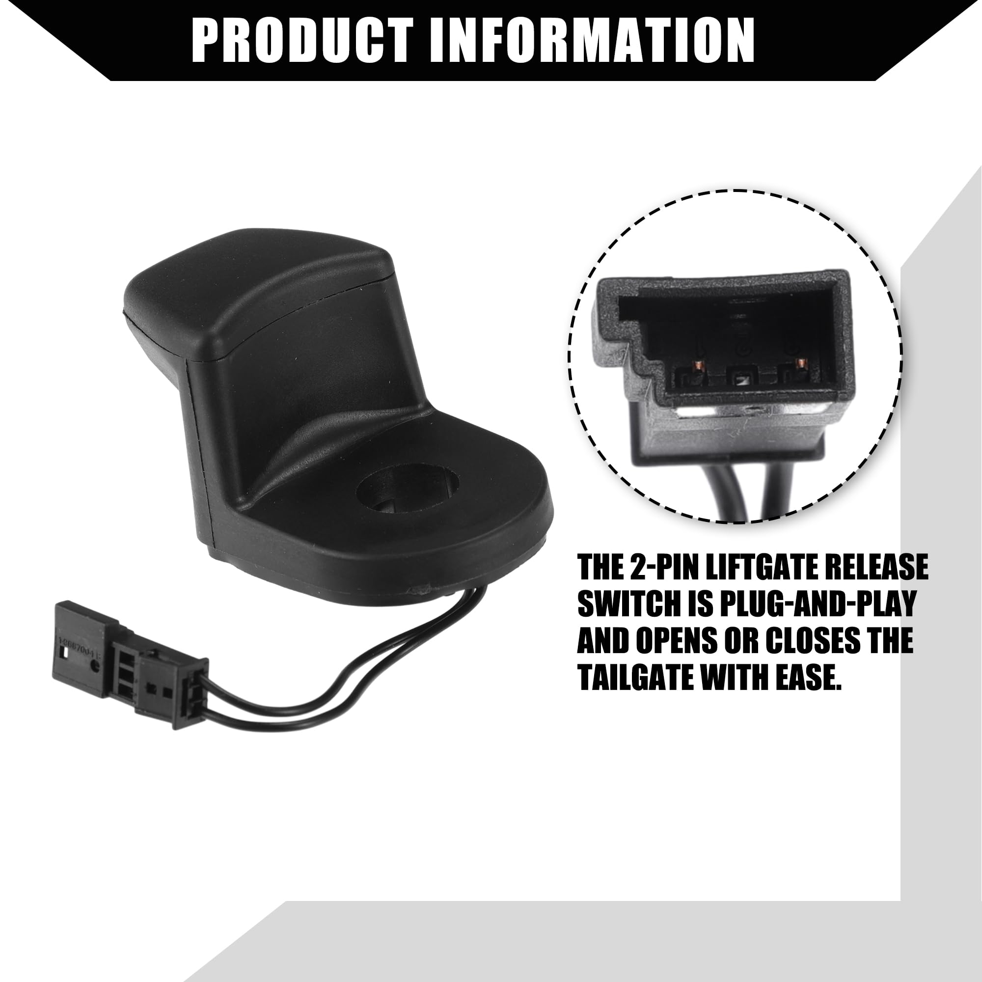 Interrupteur Pour Fenêtre Arrière - Microswitch Vitre Arrière Pliable BMW E46 E61 E91 | Remplace 61319200673