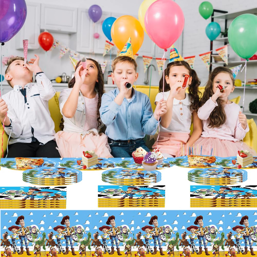DecPtyTa Vaisselle Anniversaire Pour 20 Personnes – Assiettes, Nappe, Serviettes, Thème Fête Ultra Festif