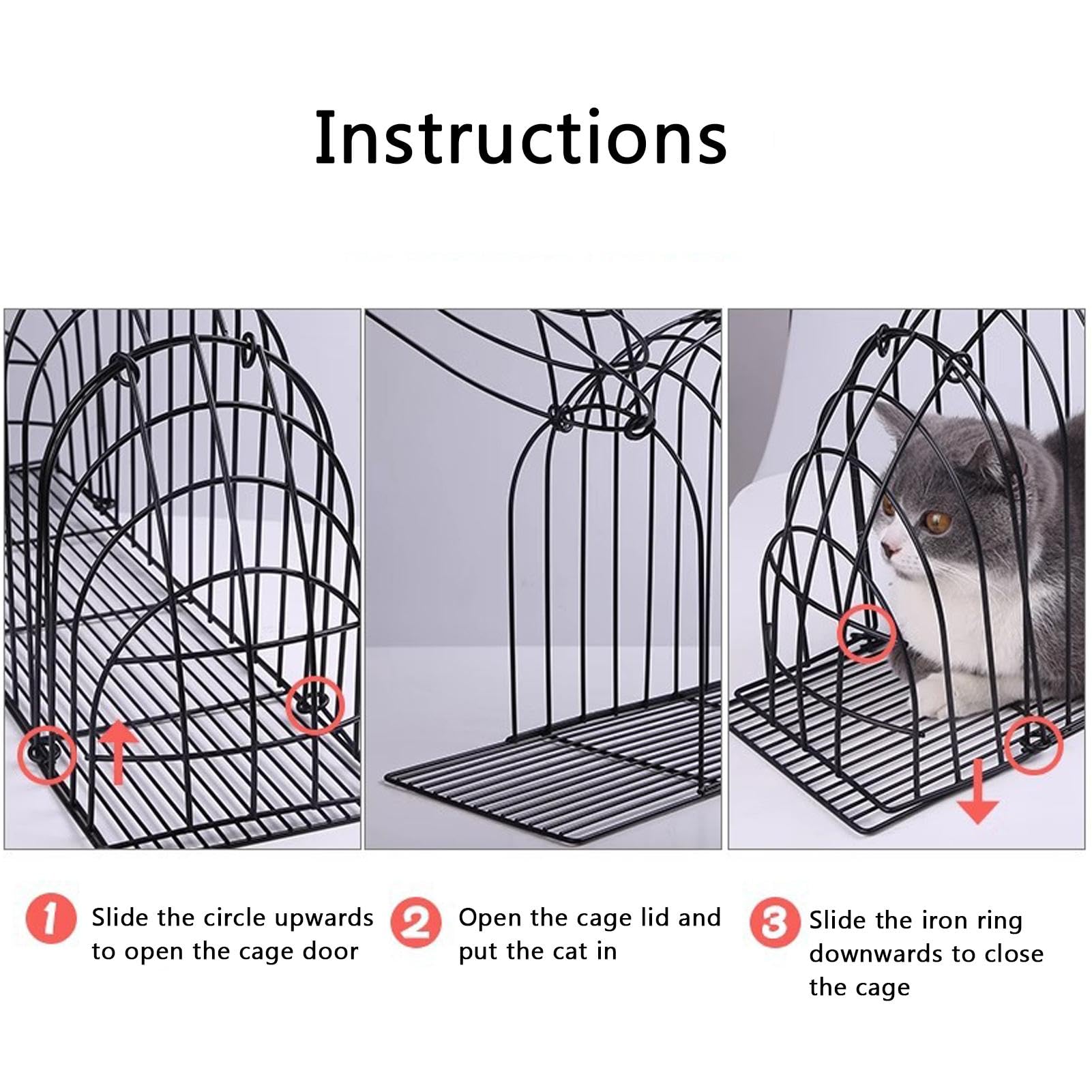 Gabbia da bagno per gatti | Gabbia da doccia per la toelettatura dei gatti | Gabbia per il bagno del gatto | Gabbia per il bagno del gatto | Gabbia per il lavaggio del gatto per il bagno del gatto