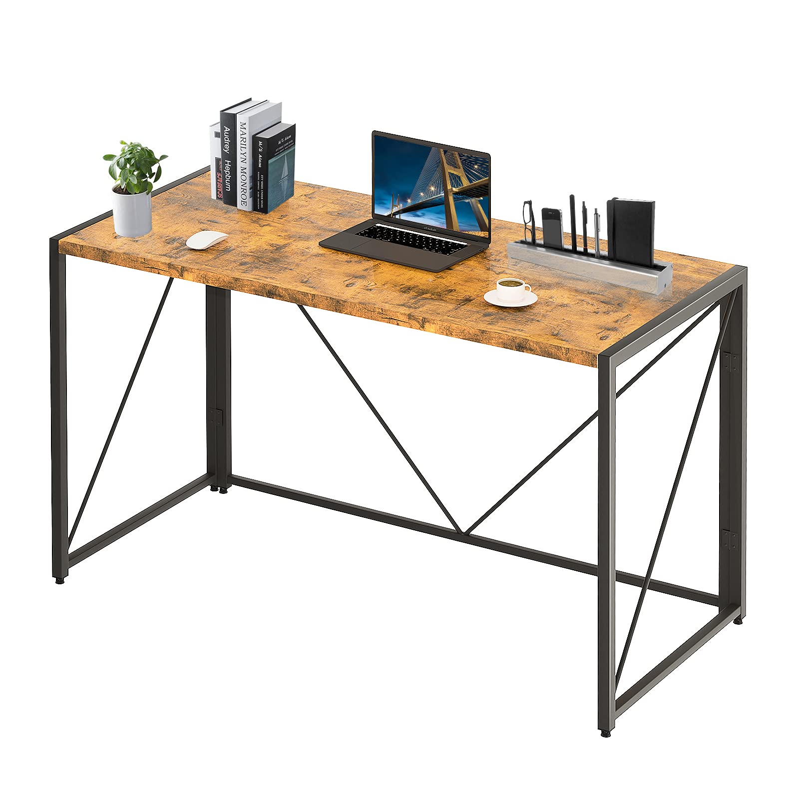 Buy Furmax Folding Computer Desk Folding Home Office Desk Laptop Table