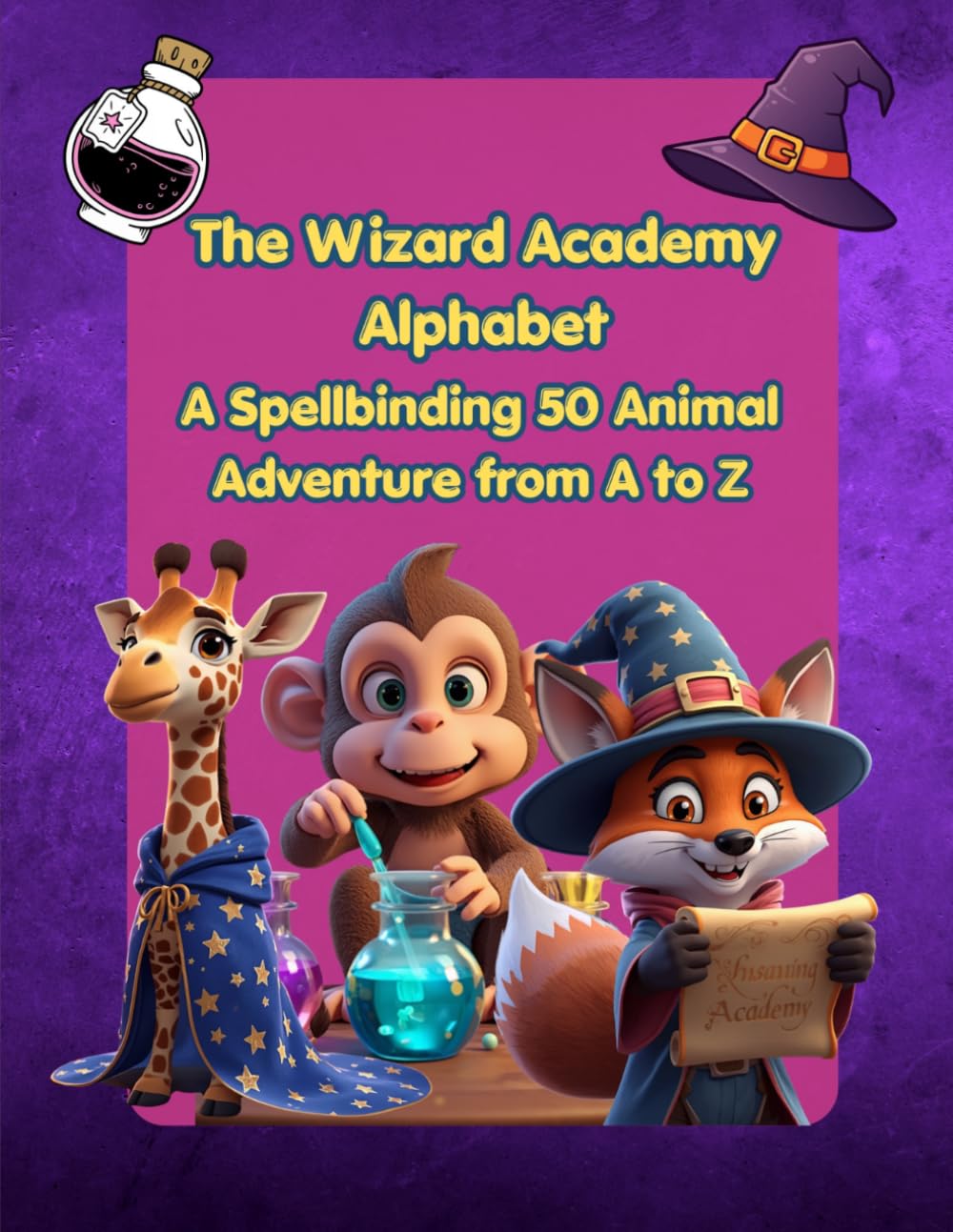 The Wizard Academy Alphabet: A Spellbinding 50 Animal Adventure from A to Z (The Magical ABC Adventures)