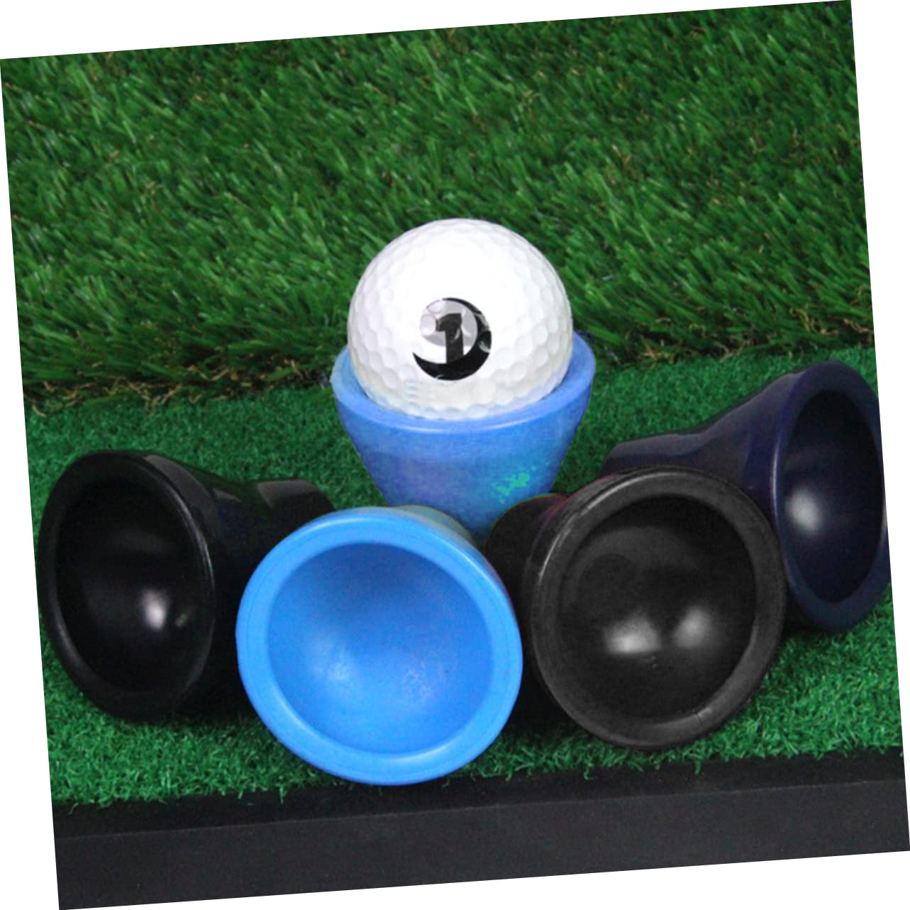 Recogebolas De Golf Portátiles con Ventosa De Goma para Putters Compactos - 6 Unidades Accesorios