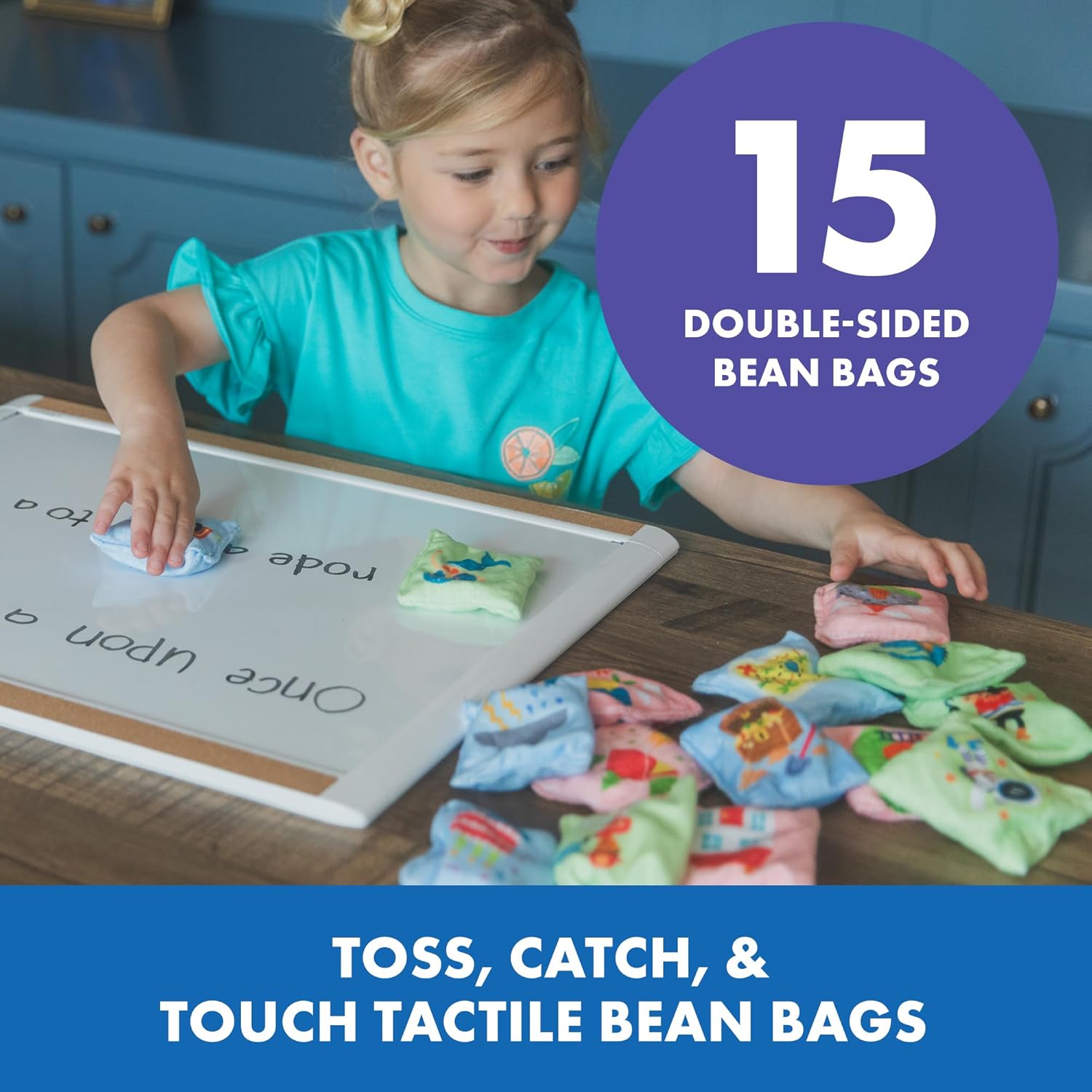 Educational Insights Storytelling Bean Bags - Creative Storytelling Games, Hands-On Conversation Starters and Story Telling Toys for Kids, Build Social Skills and Imagination, Teacher Must Haves