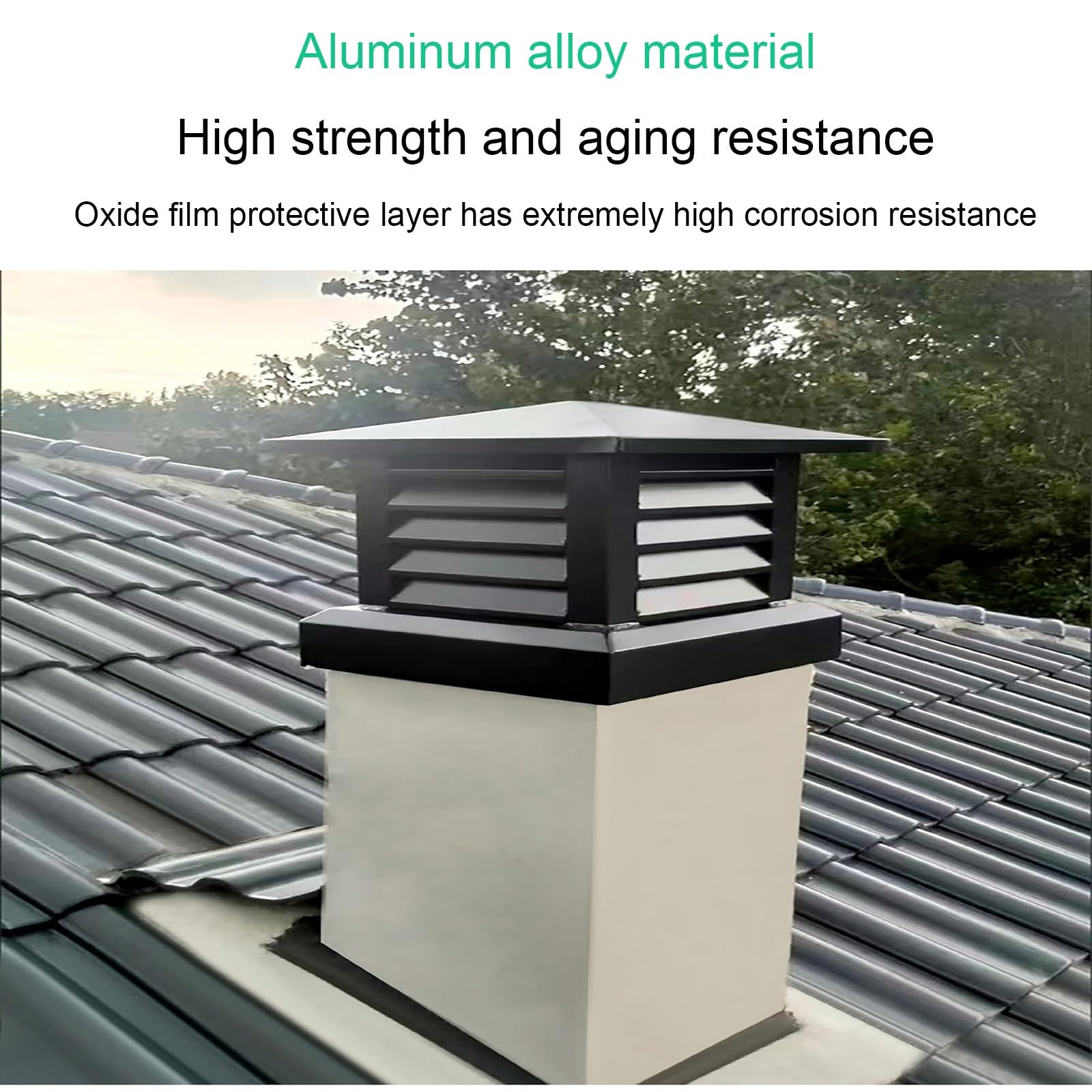 Aspiratore Elettrico Per Camino 100mm - Cappa Tirafumo Per Canna Fumaria - Foto 13