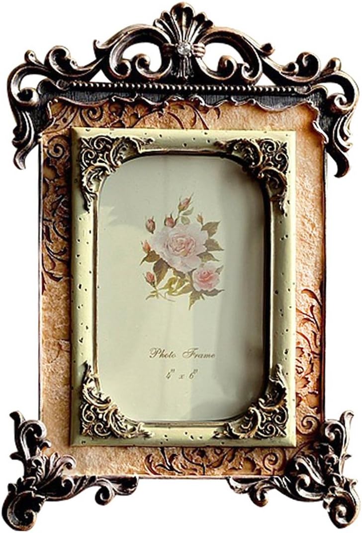 Giftgarden 4x6 Inch Vintage Picture Frame Friends Gift Photo Display 4x6 Photos