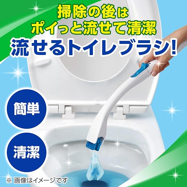 スクラビングバブル (Scrubbing Bubbles) 流せるトイレブラシ フローラルソープの香り 付け替え用 (36個) 掃除 洗剤 使い捨て シート 道具 用具 黒ずみ まとめ買い - 2
