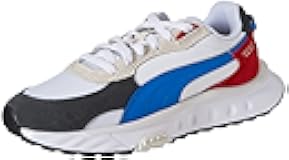 Mens Wild Rider Rollin' Lace Up Sneakers Shoes Casual - White