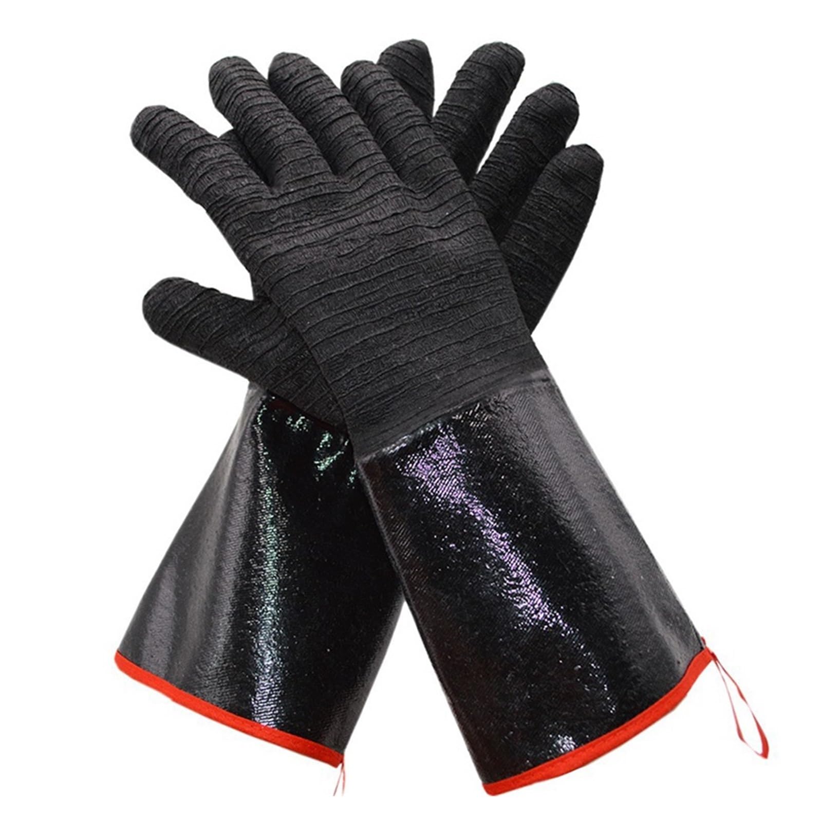 Genérico Manoplas de Horno de Neopreno, Guantes BBQ Impermeables térmicos | EK-SG02, 14 pulgadas, manoplas antideslizantes resistentes al aceite para ahumador, hornear, freír