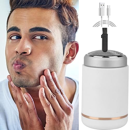 Miniatura 3 de Afeitadora eléctrica, maquinilla de afeitar para hombre, máquina de afeitar impermeable recargable, diseño de carga rápida, cuerpo compacto
