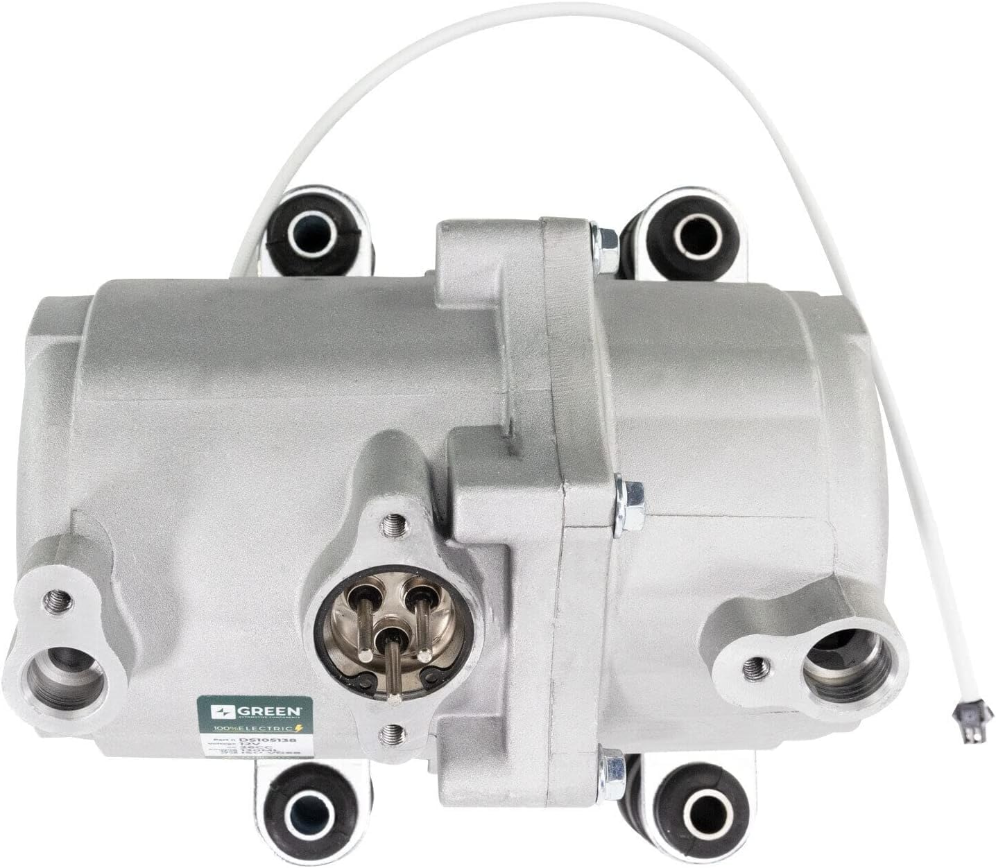 ELECTRIC AUTOMOTIVE AC AIR CONDITIONING COMPRESSOR UNIVERSAL APLICATION FITS CAR, HD-TRUCK & VANS - 12V W/AC CONTROL PANEL (DS105138+DS650030)