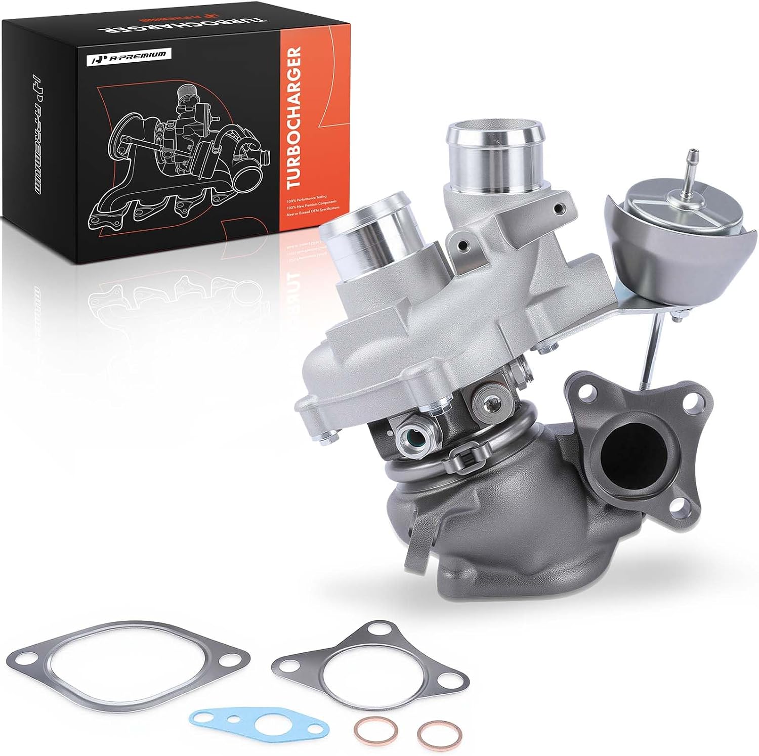 A-Premium Right Side Complete Turbocharger Turbo Kit with Gasket Compatible with Ford F-150 2013-2016, Expedition 2015-2016, Transit-150 250 350 2015-2016, V6 3.5L, KOCG