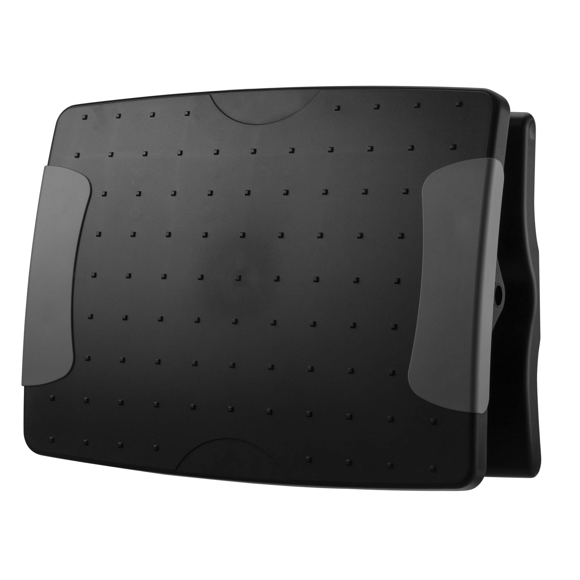 Kantek Professionelle Verstellbare Fußstütze, 4 bis 17,8 cm Höhe, schwarz (FX400)