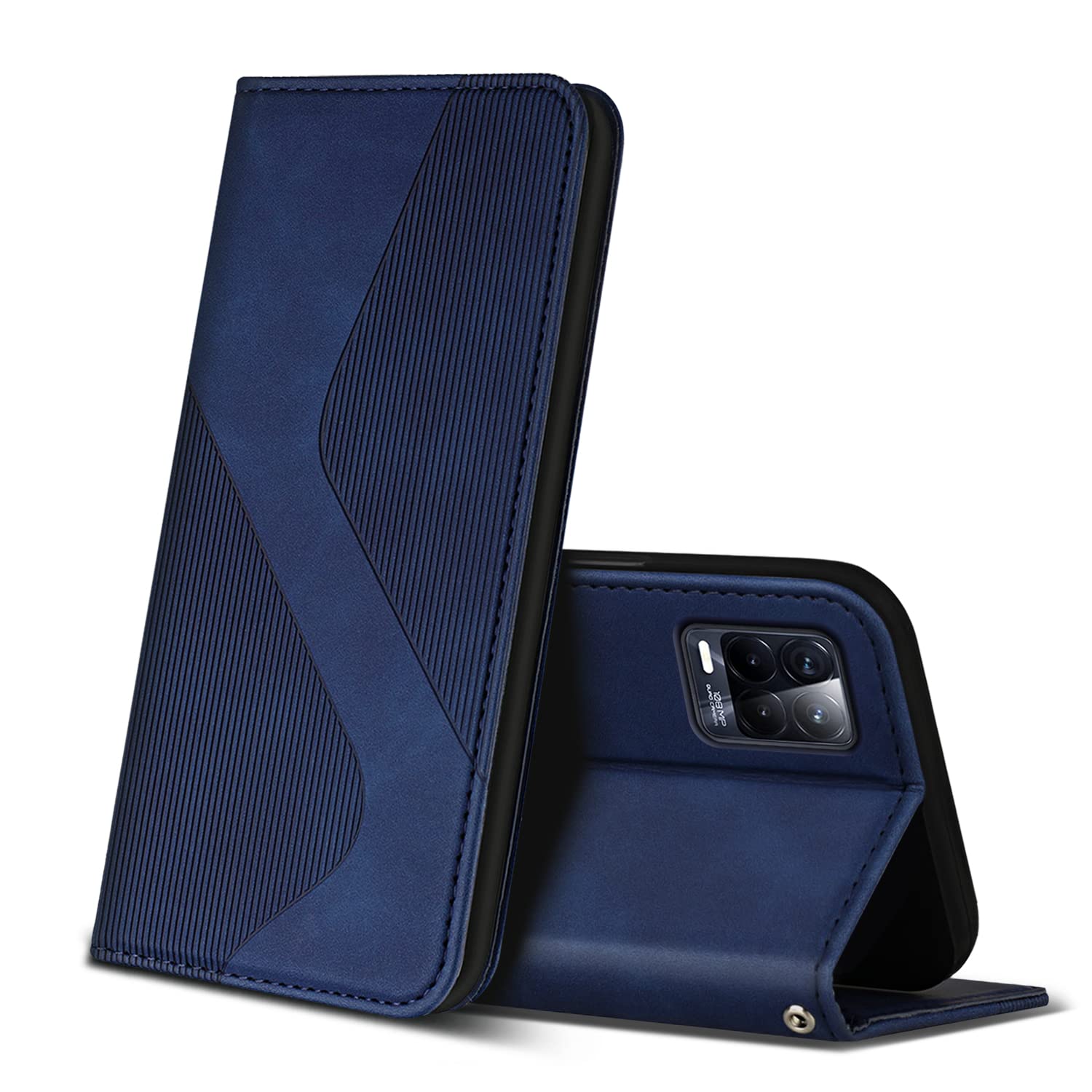 Test Custodia Realme 8 Pro Pelle DFV mobile - Chiusura 360 Magnetica