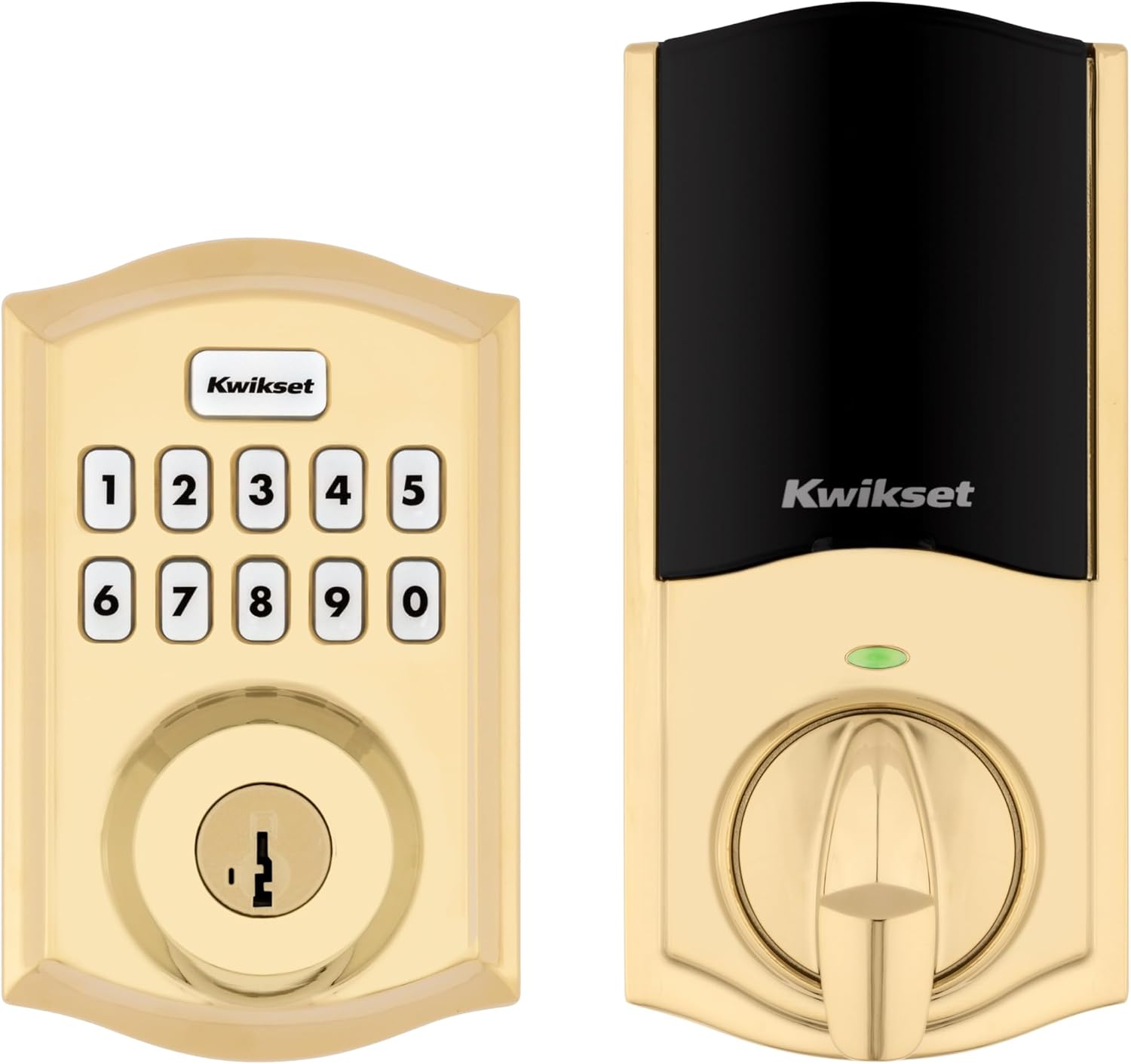 Kwikset HomeConnect 620 Z-Wave Long Range Enabled Keypad Smart Lock with Convenient Keyless Entry, Customizable User Codes, S2 Security and SmartStart Provisioning Lifetime Polished Brass Traditional Kwikset HomeConnect 620 Z-Wave Long Range Enabled Keypad Smart Lock with Convenient Keyless Entry, Customizable User Codes, S2 Security and SmartStart Provisioning Lifetime Polished Brass Traditional