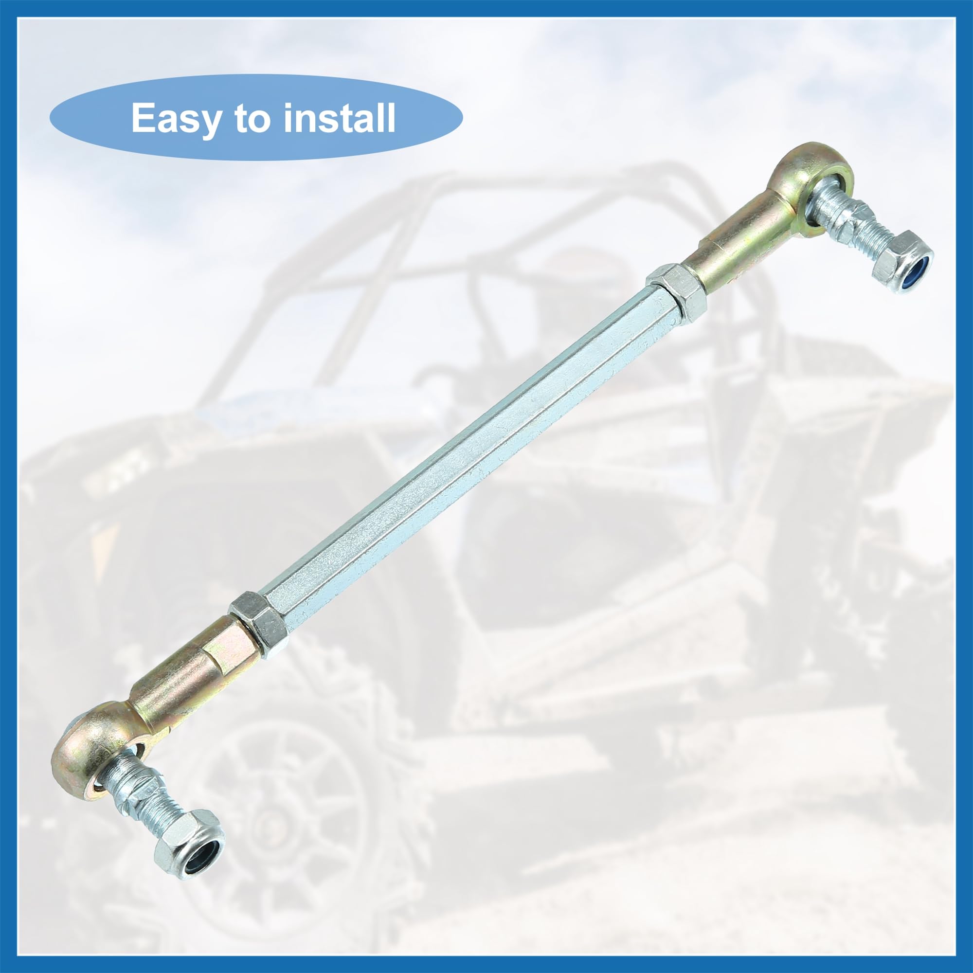 A ABSOPRO 2Stk M8 Lenkspurstange für 50cc 70cc 90cc 110cc 125cc ATV 185 mm Artikelaustausch