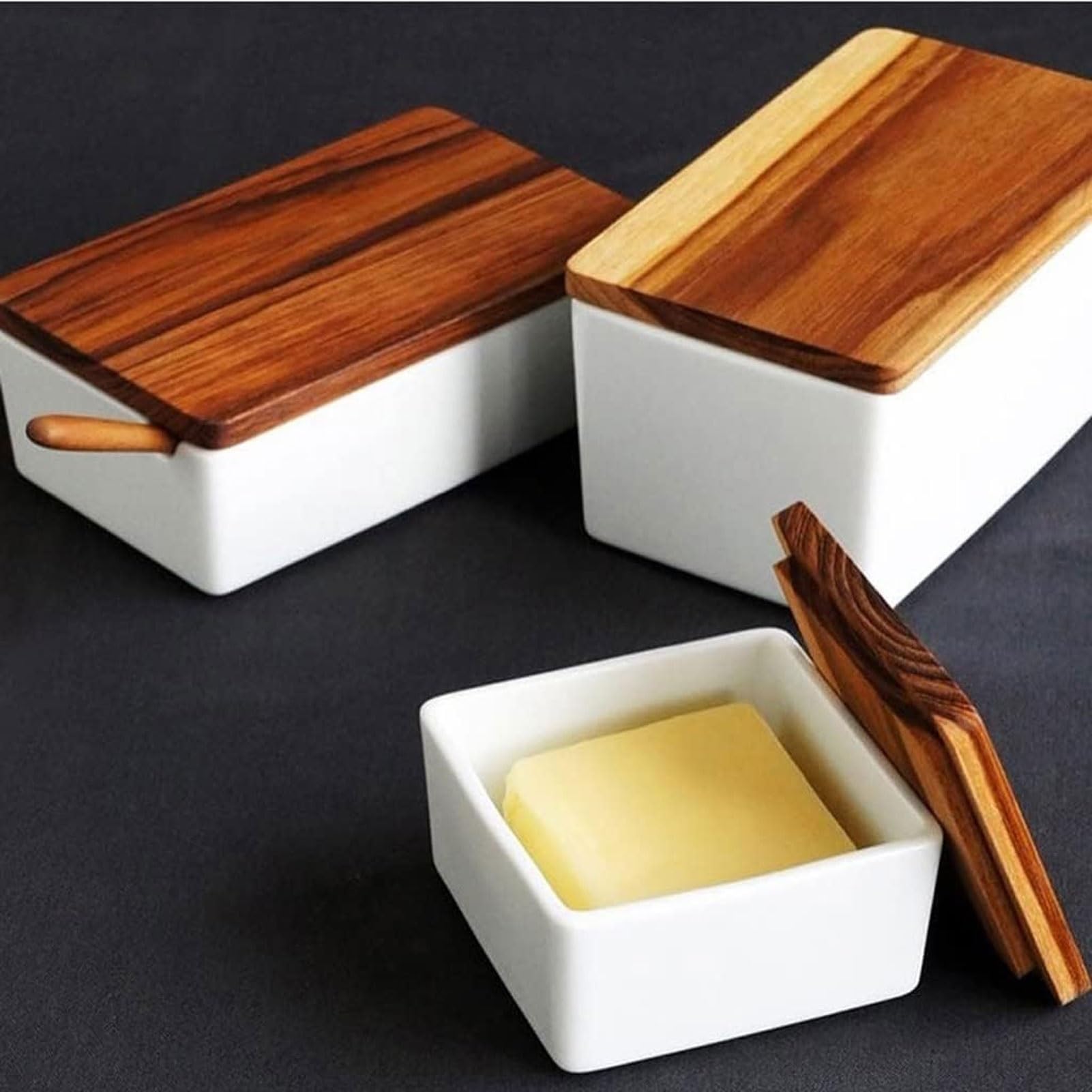 Beurrier en Porcelaine For les restaurants d'hôtels familiaux, plat à beurre