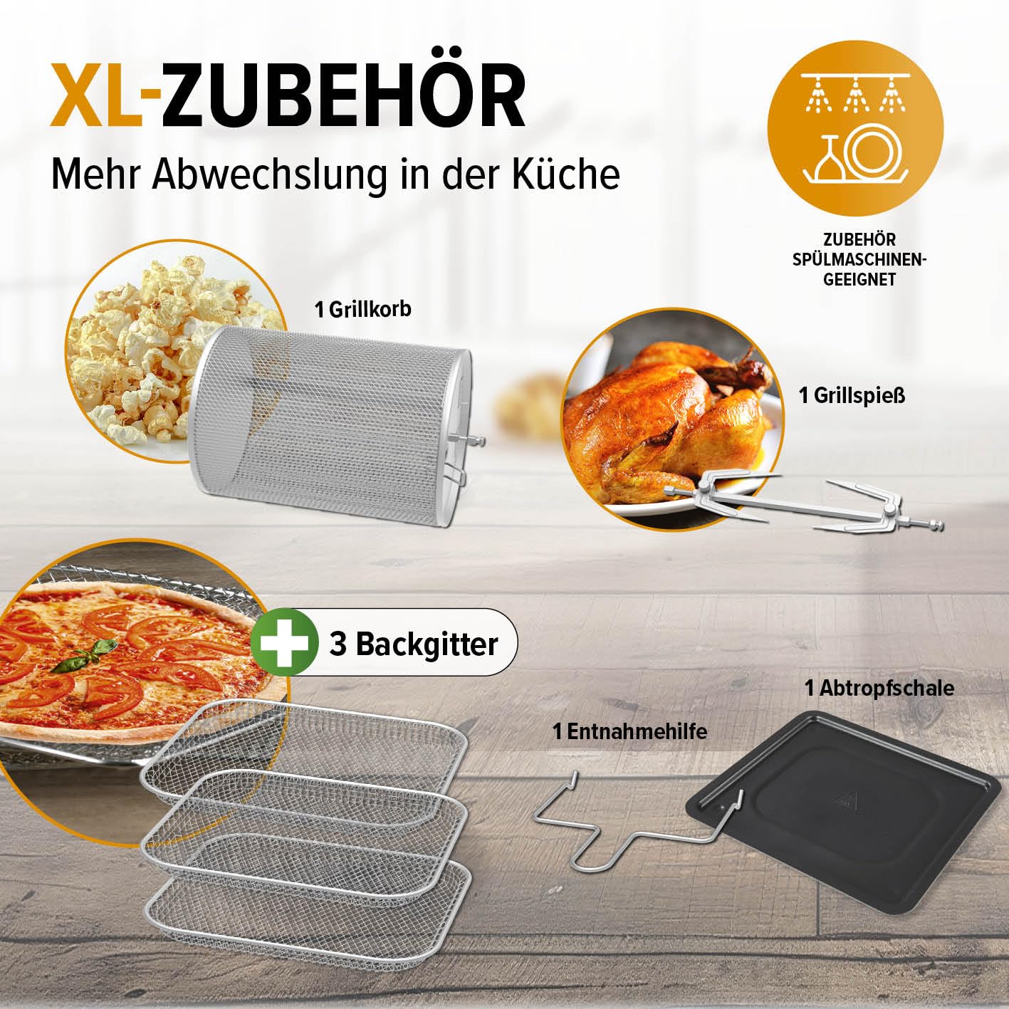Gourmetmaxx Frytkownica, Stalowy/Czarny, 12 l