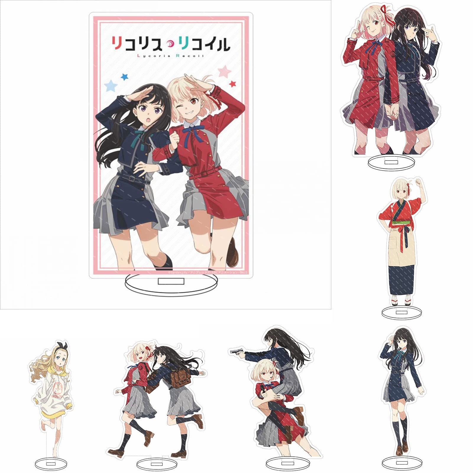 リコリスリコイル錦木千束井ノ上たきなクルミミズキミカ