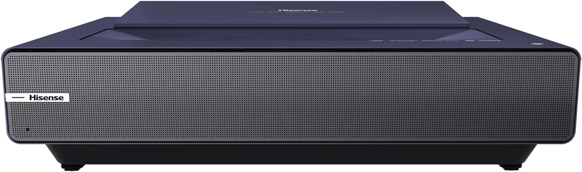 Hisense PX1 4K UHD Triple-Laser UST Ultra Short Throw Projector, 2000 Lumens, Android TV, HDR10, 30W (Stereo) Dolby Atmos, Dolby Vision, Built-in Alexa and Google Assistant