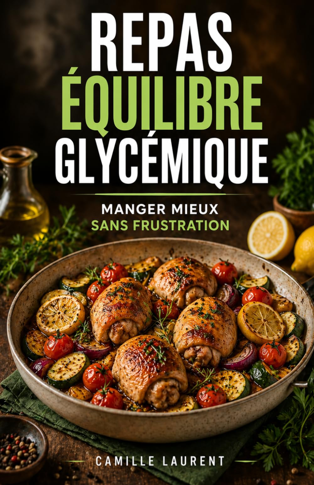 Repas Équilibre Glycémique — 60 recettes faciles pour manger mieux, stabiliser votre énergie et cuisiner sans frustration: Petits-déjeuners, ... fringales et composer des repas rassasiants