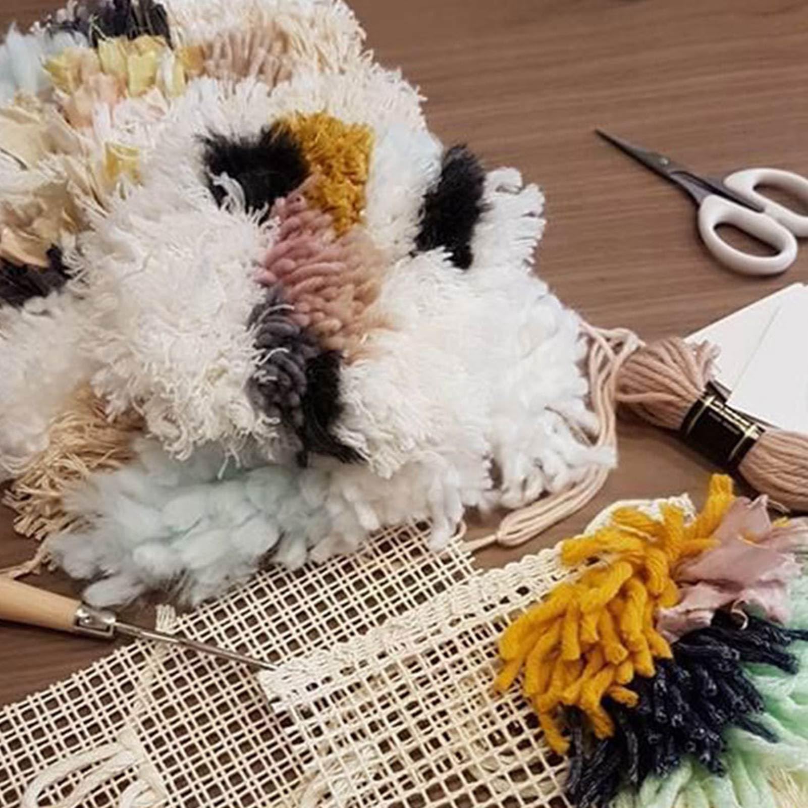 Fogli di Schermo a Rete in Plastica Trasparente, Tela Vuota per Tappeto con Chiusura per Artigianato Fai-Da-Te per La Casa (150 * 100cm)