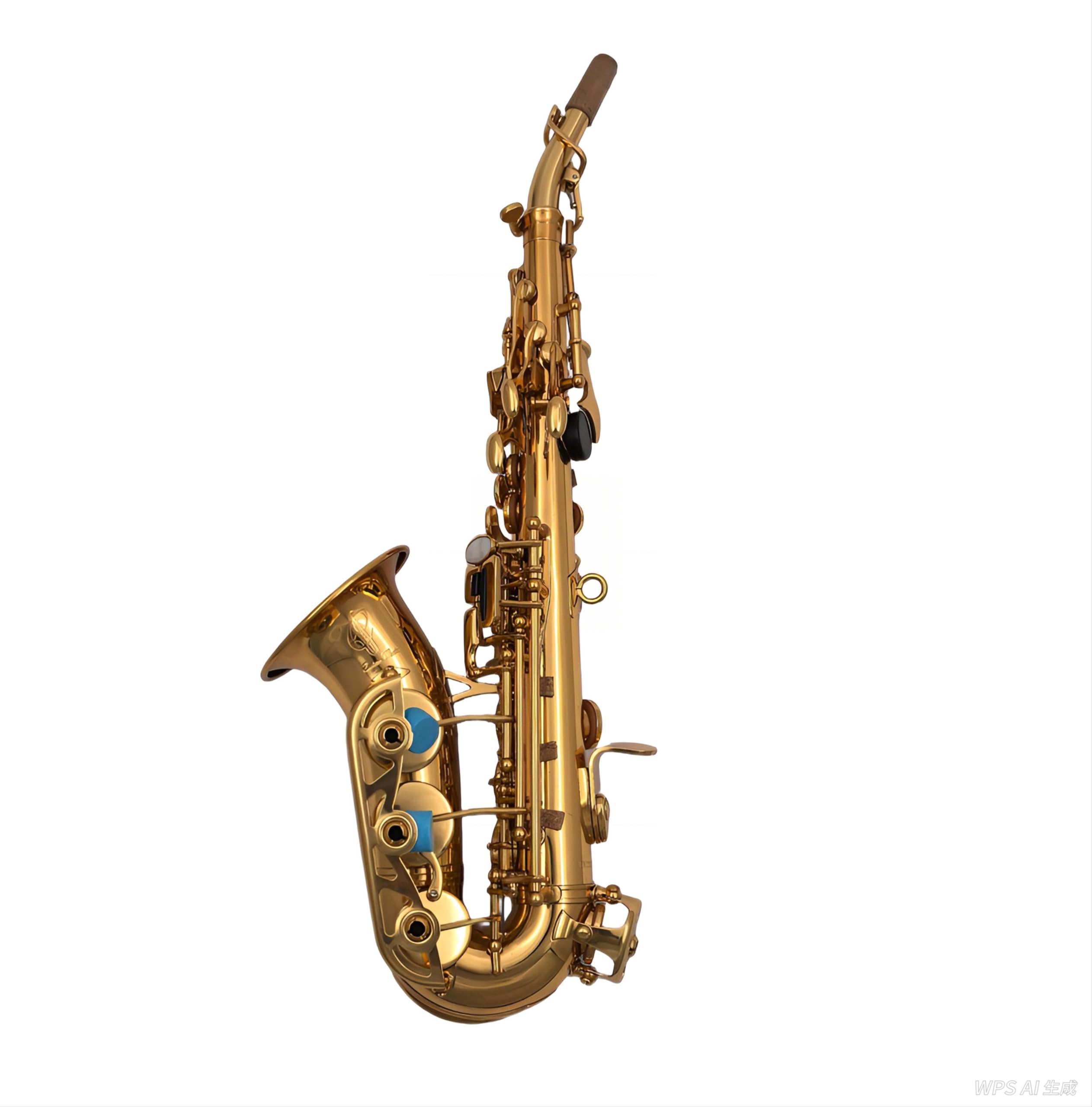 Amazon.com: Eastern music German style gold lacquer curved soprano